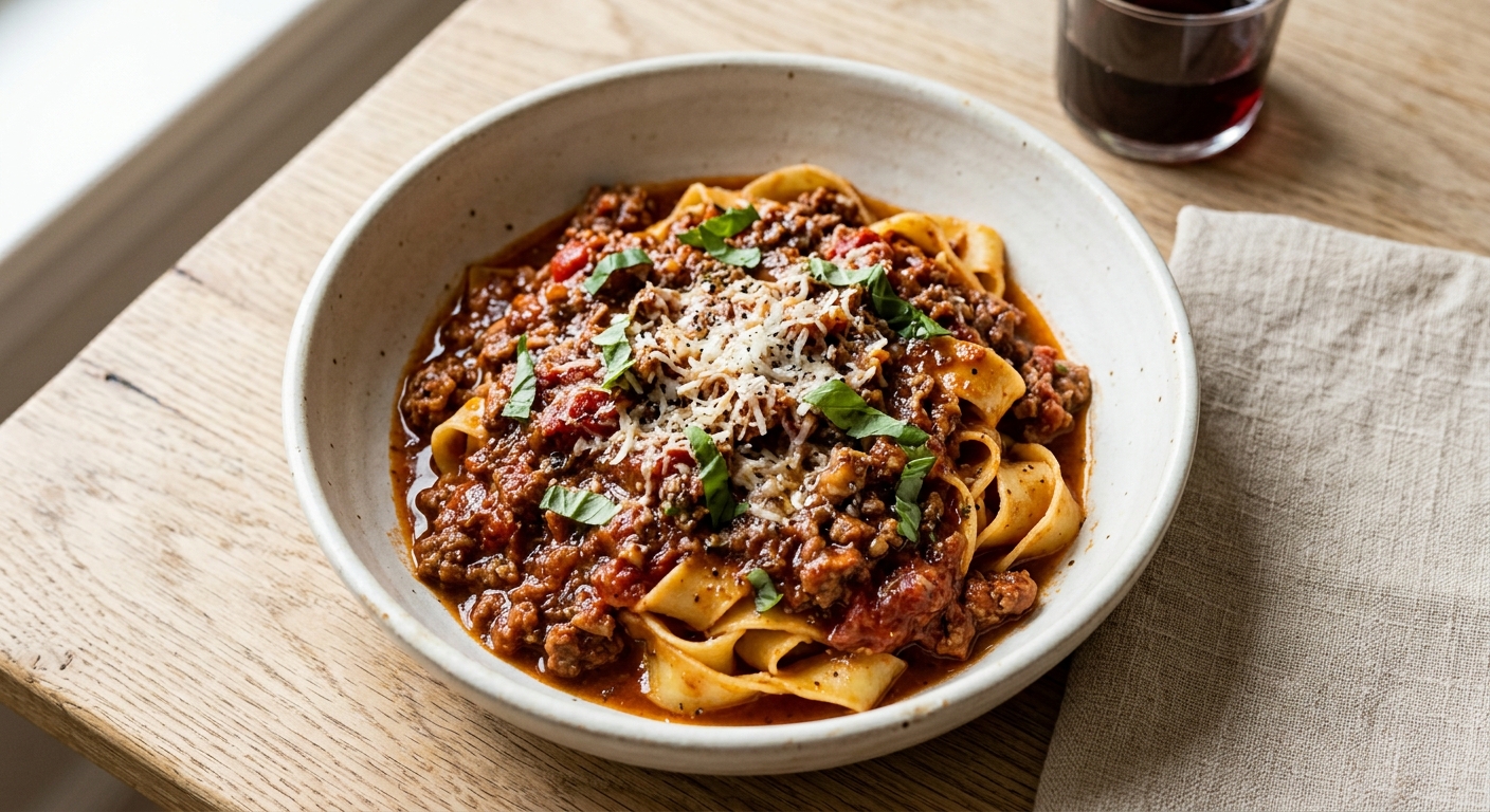Sauce tomate viande