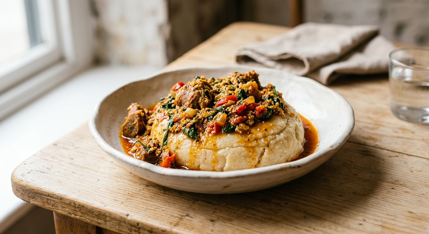 Gari fufu