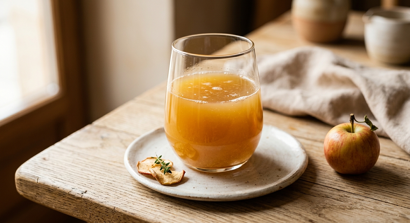 Jus de fruits pomme (verre)