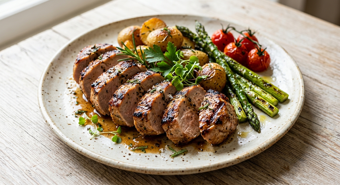 Porc grillé