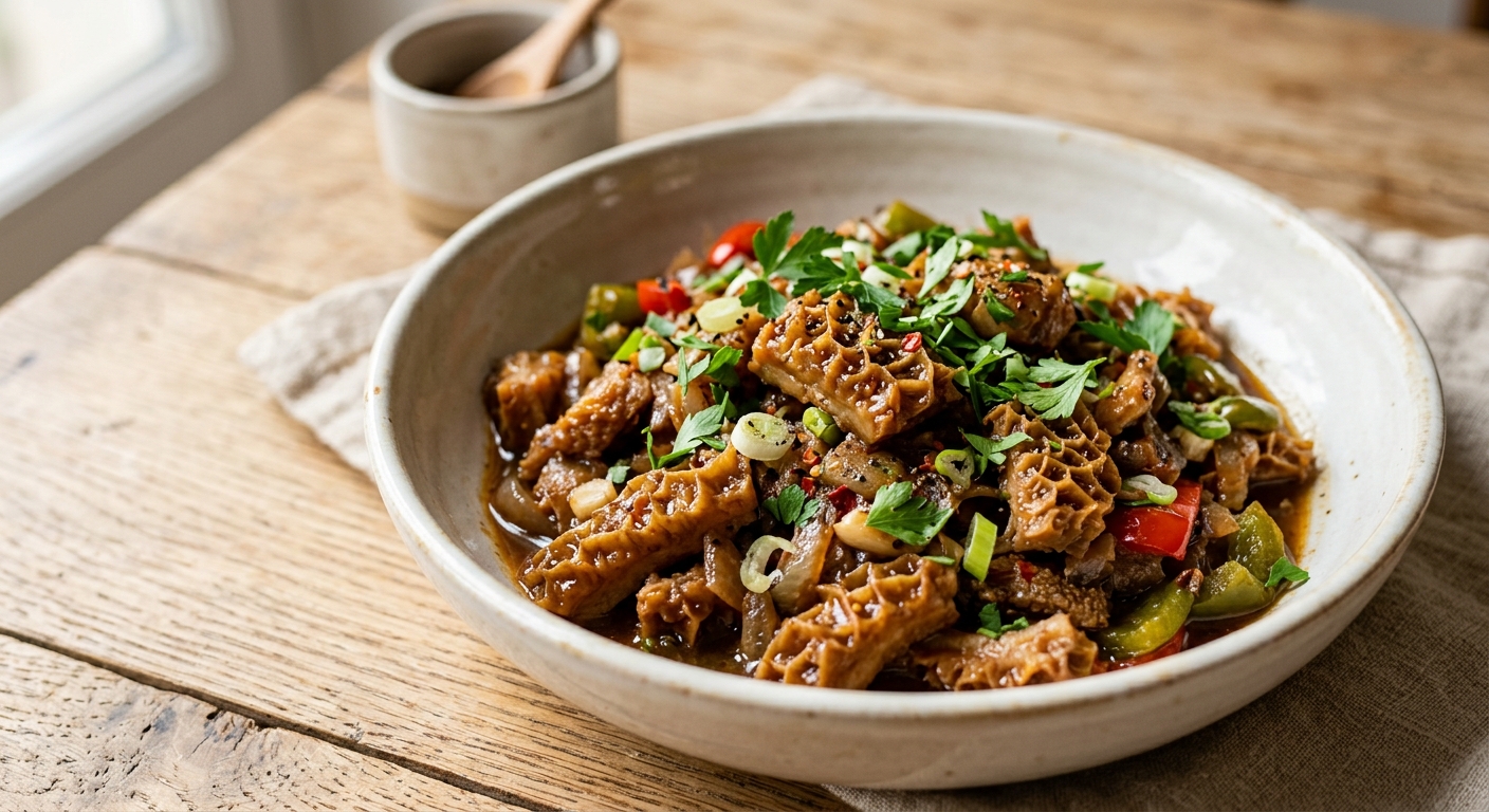 Tripe de bœuf sauté