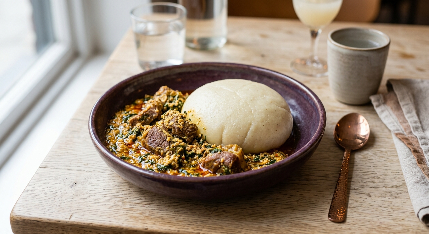 Foufou de manioc