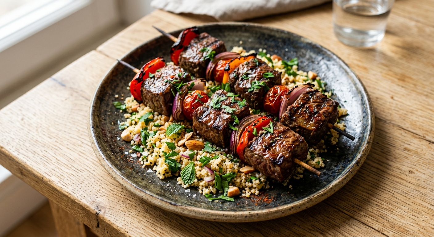 Brochettes de bœuf