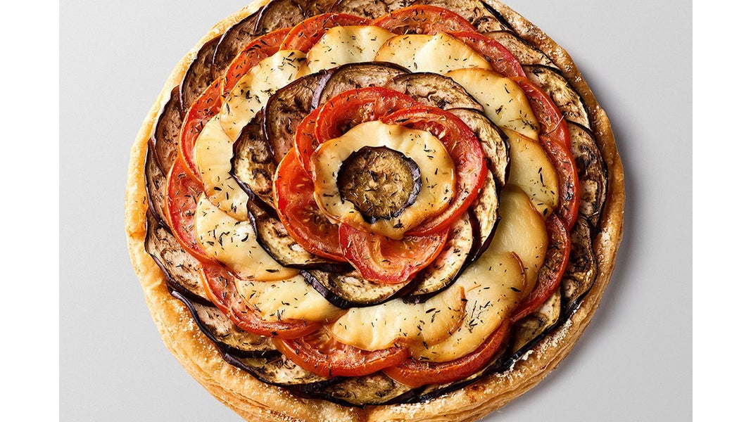 Tarte fine parmigiana