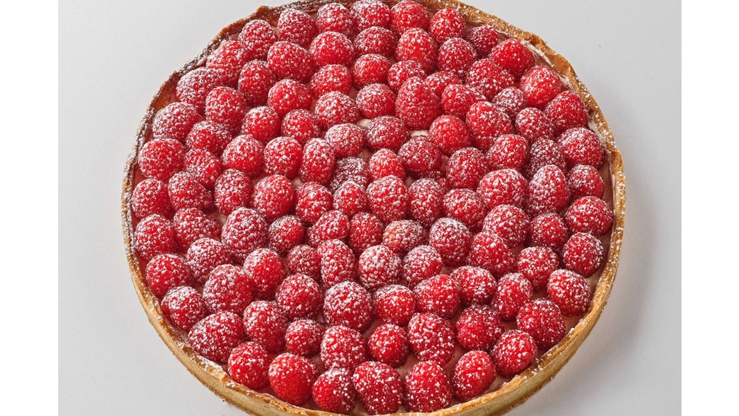 Croûte aux framboises