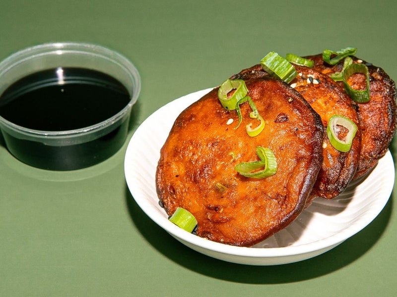 Homemade Kimchi Pancake