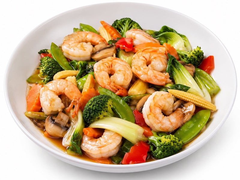 Scampis aux légumes
