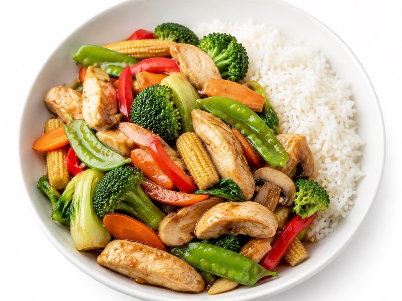 Poulet aux légumes