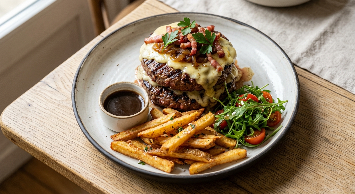 Double steak et fromage