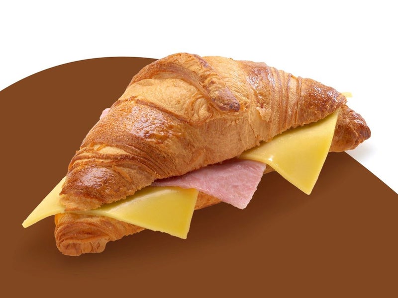 Croissant au jambon & fromage