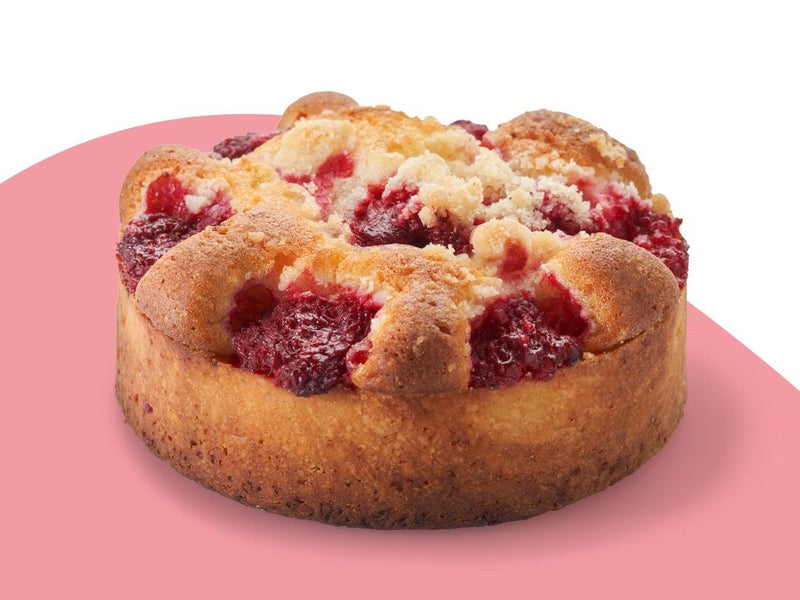 Crumble aux framboises