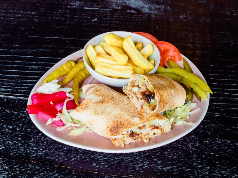 Assiette Sandwich Shawarma Poulet