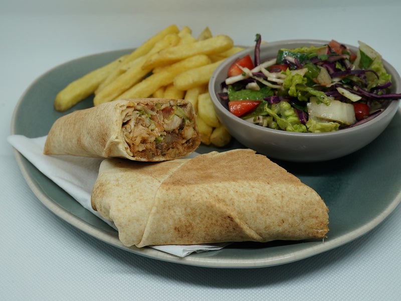 Assiette sandwich shish taouk
