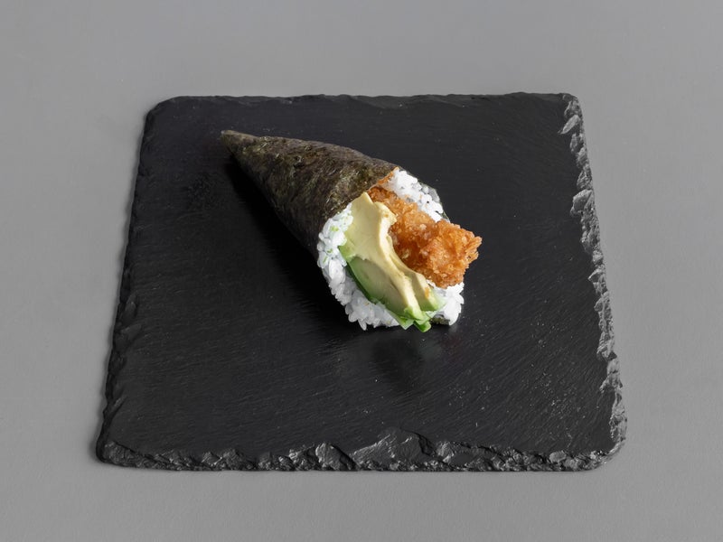 Tempura crevette chesse avocado