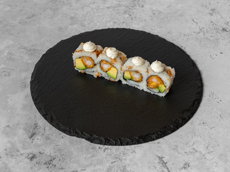 Tempura crevette chesse avocado