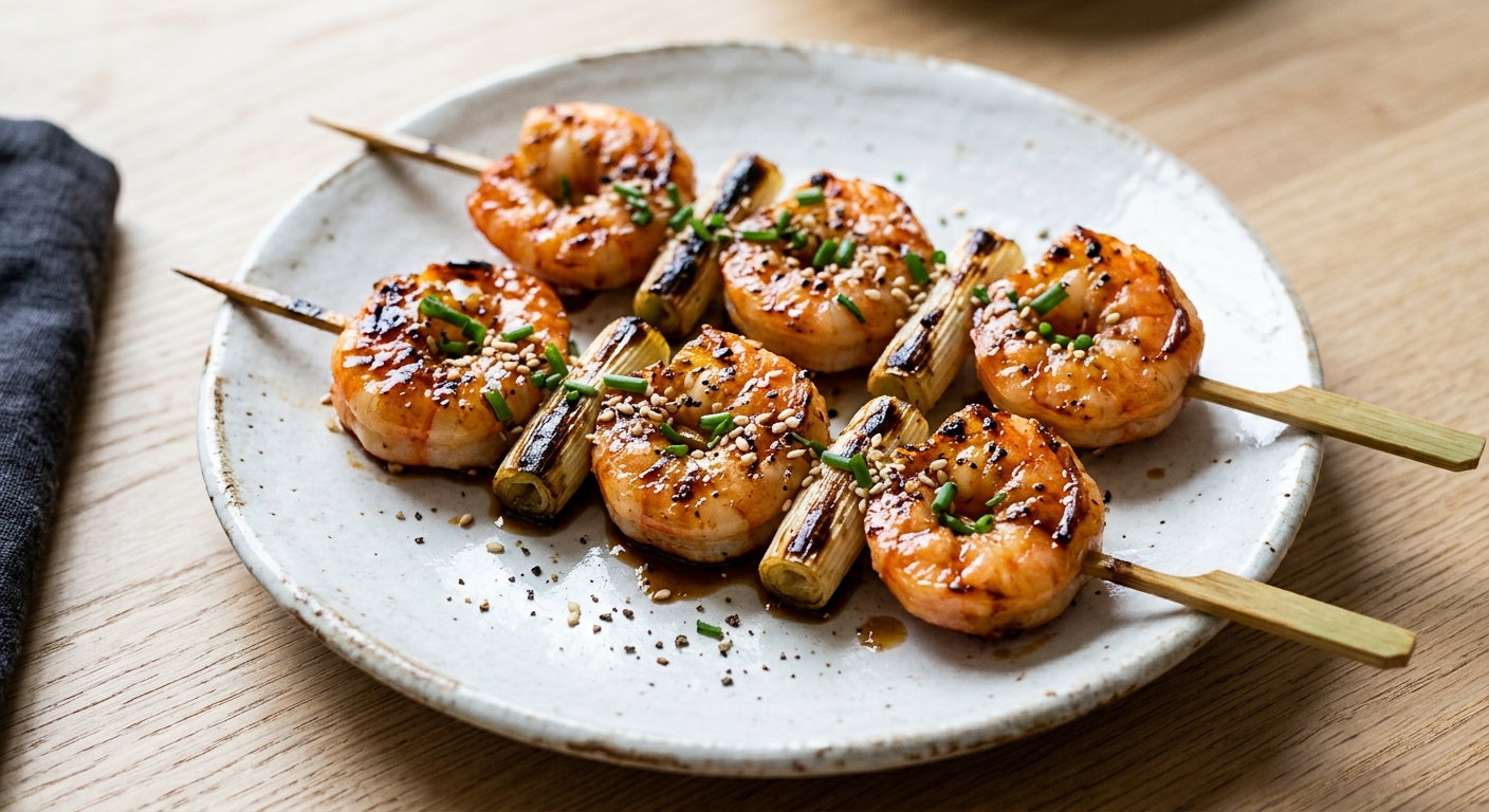 Yaki Tori crevette 2 pièces