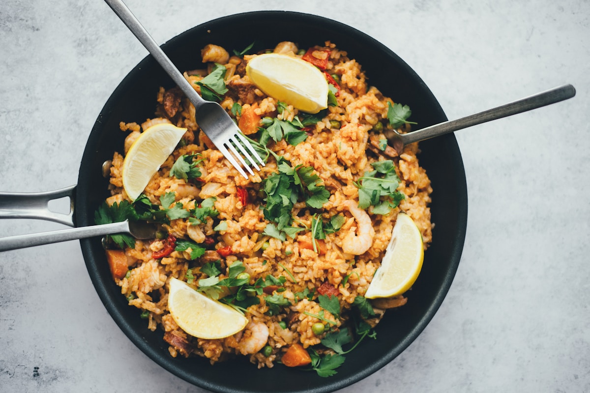 Riz cantonais crevettes