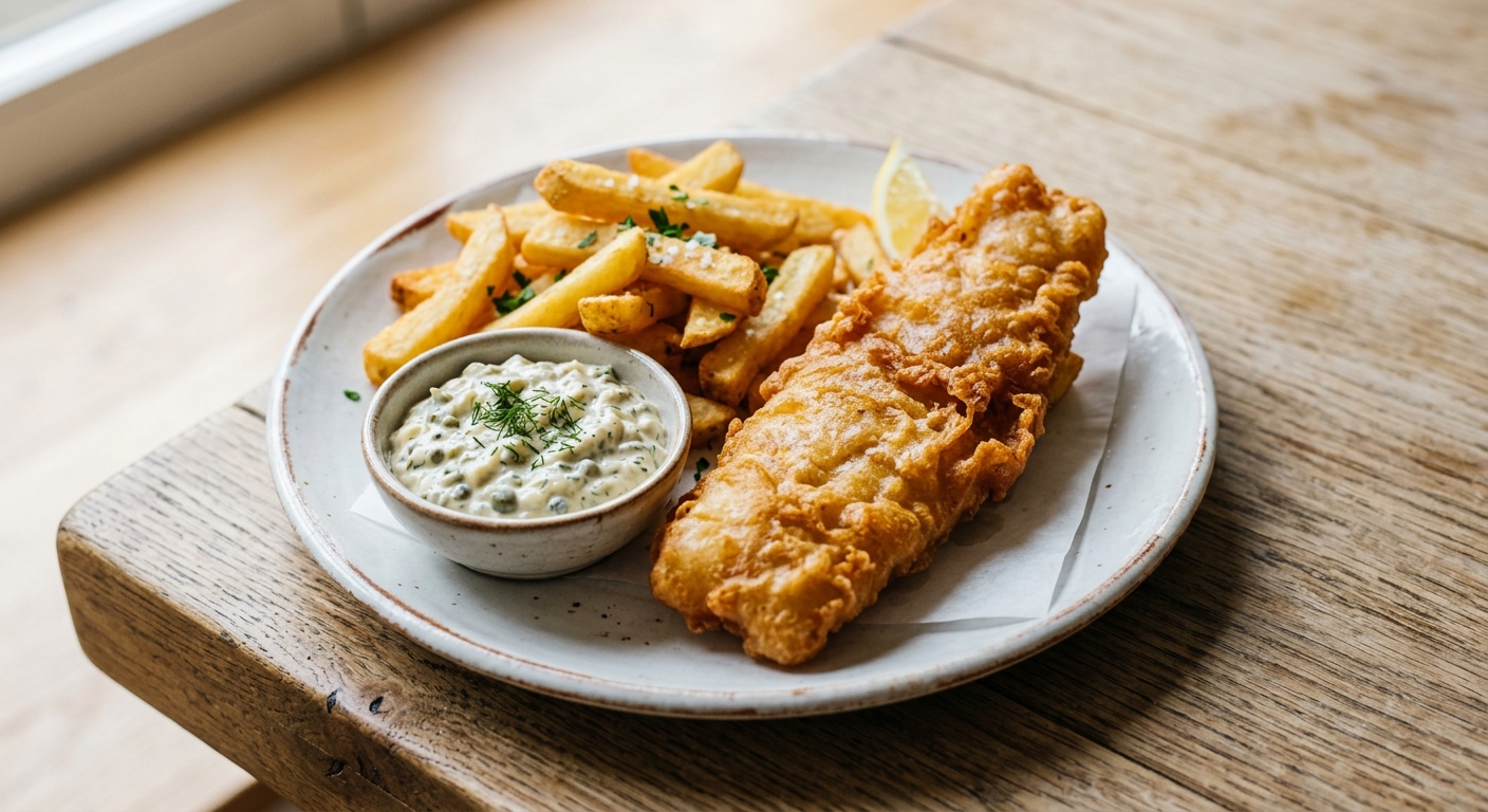 Fish & Chips + sauce tartare