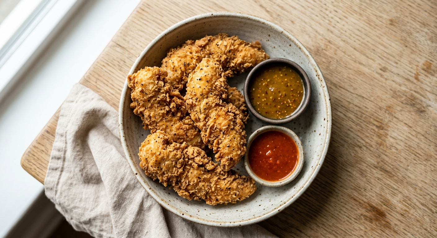 Wings ou Tenders: 5 pièces + sauce