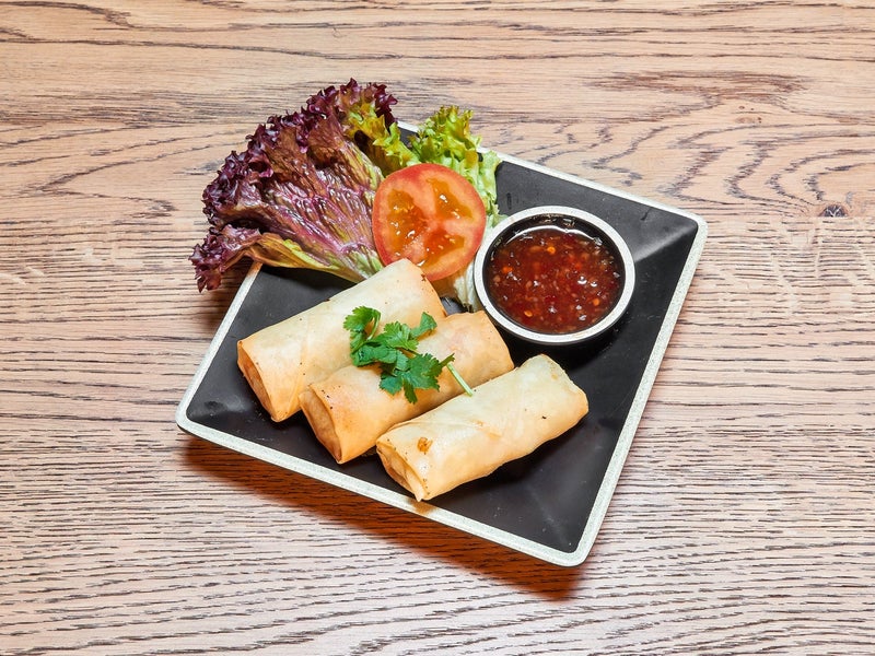 1. Homemade Chicken Spring Roll